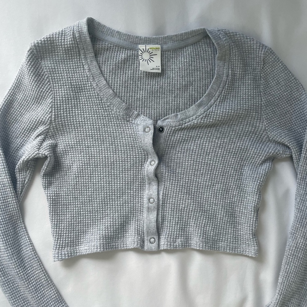 Aerie Cropped Sweater